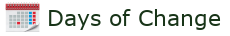 logo of Days of Change website